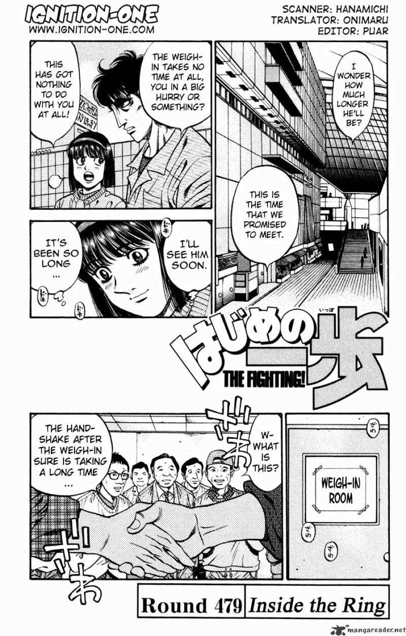 Hajime no Ippo: Fighting Spirit, Chapter 479 image 01